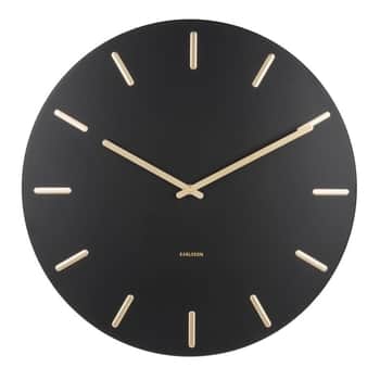 Nástenné hodiny Charm Black Gold 45 cm