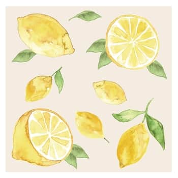 Papierové servítky Lemons – 20 ks