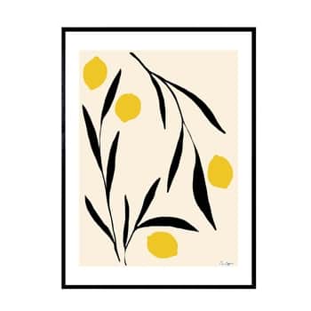 Autorský plagát Lemon by Anna Mörner 30 x 40 cm