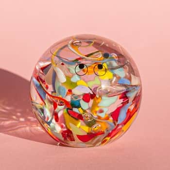 Sklenená figúrka Crystal Blob Disco Ball