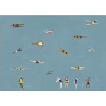 Plagát Swimmers 70 x 50 cm