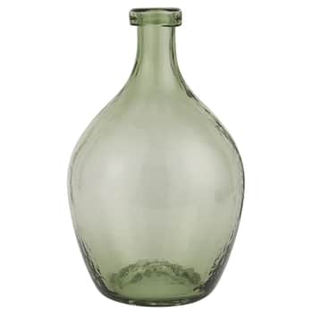 Sklenená váza Balloon Green 28 cm