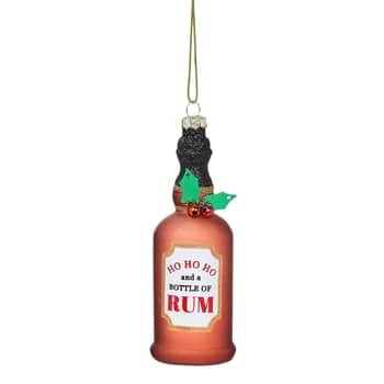 Vianočná ozdoba Ho Ho Ho Bottle of Rum