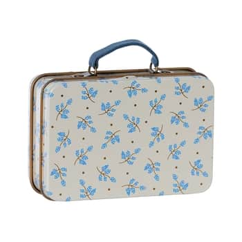 Plechový kufrík pre zvieratká Maileg Madelaine Blue