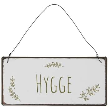 Plechová ceduľka Hygge