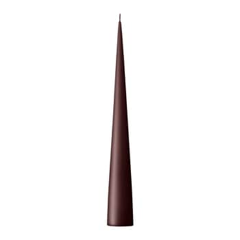 Sviečka Cone 37 cm – 50 Aubergine