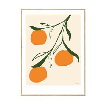 Autorský plagát Orange by Anna Mörner 30 x 40 cm