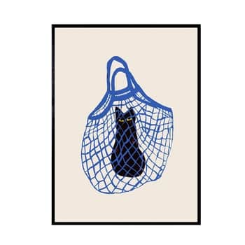 Autorský plagát The Cat's in the Bag by Chloe Purpero Johnson 30x40 cm