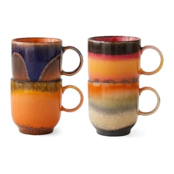 Set hrnků Coffee Mugs Brazil 70's – 4 ks